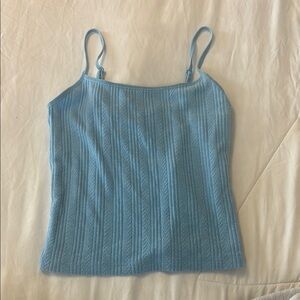 Blue American Eagle ribbed tank